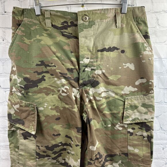 USGI Army Combat Uniform Trouser Unisex Pants Camouflage Med-Long Insect Guard - Picture 3 of 10